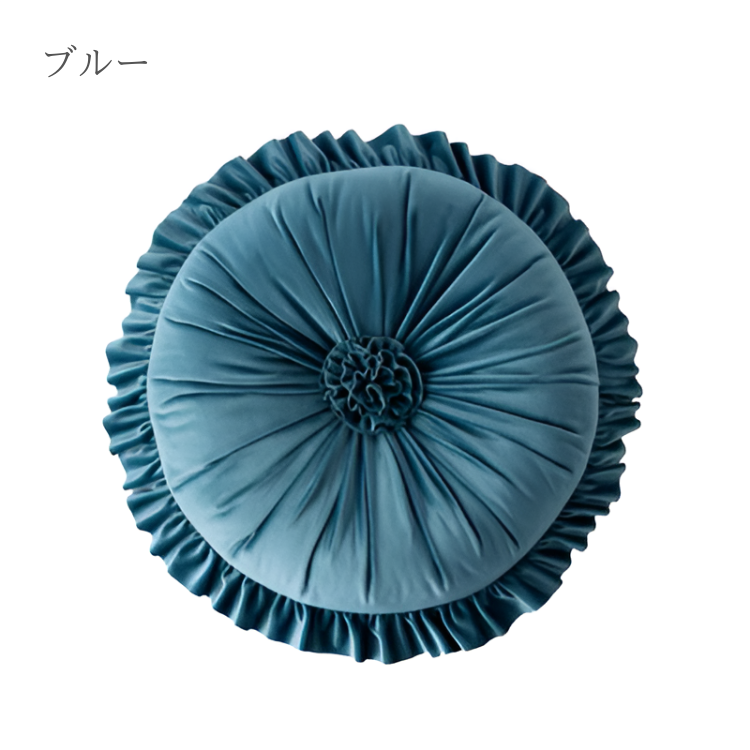 フラワーサークルギャザークッション