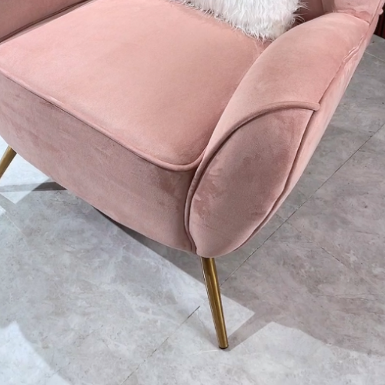 ヨーロピアンフェミニンシングルソファ