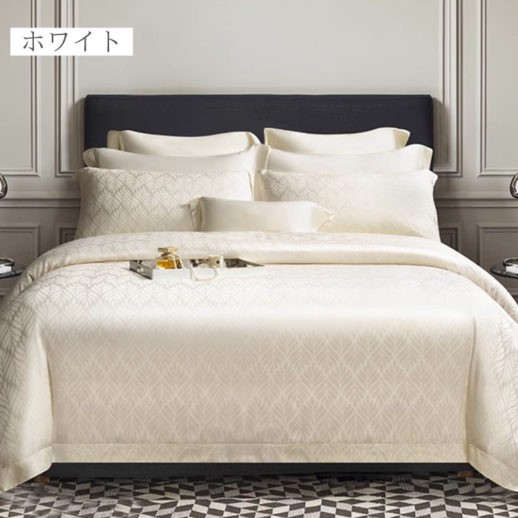 リッチリーフデザインベッドリネンセット