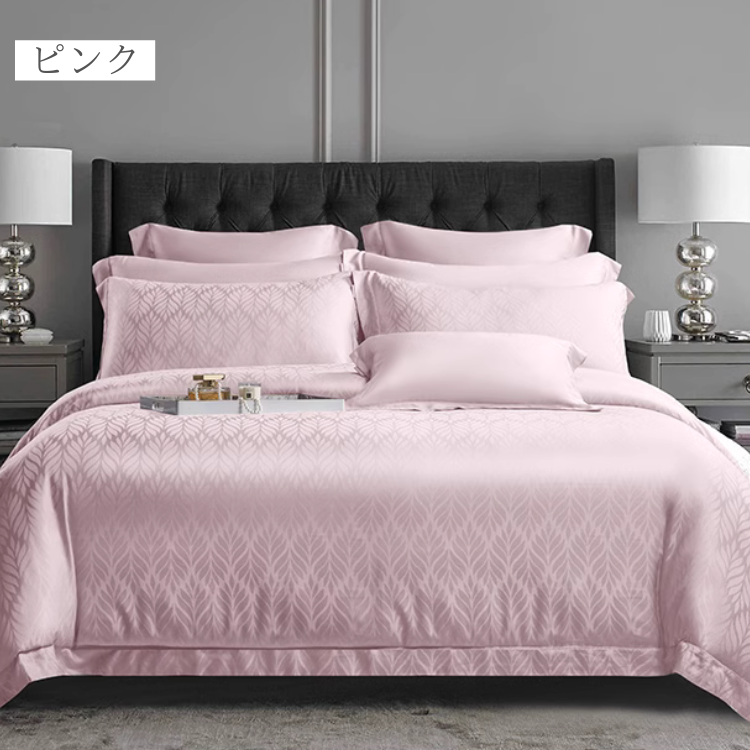 リッチリーフデザインベッドリネンセット