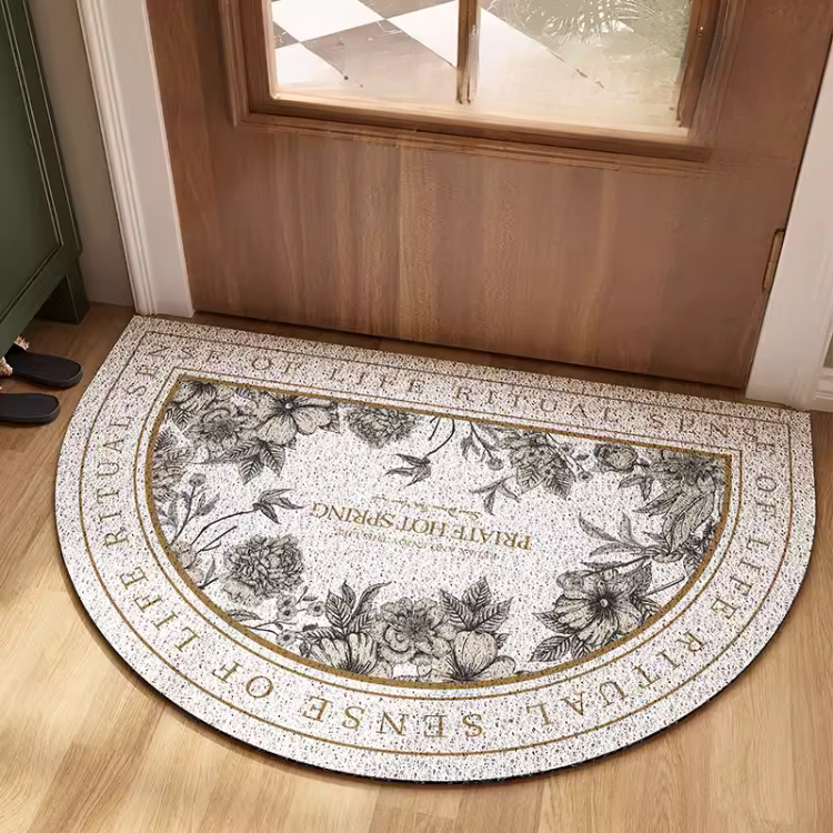 クラシックボタニカル玄関マット