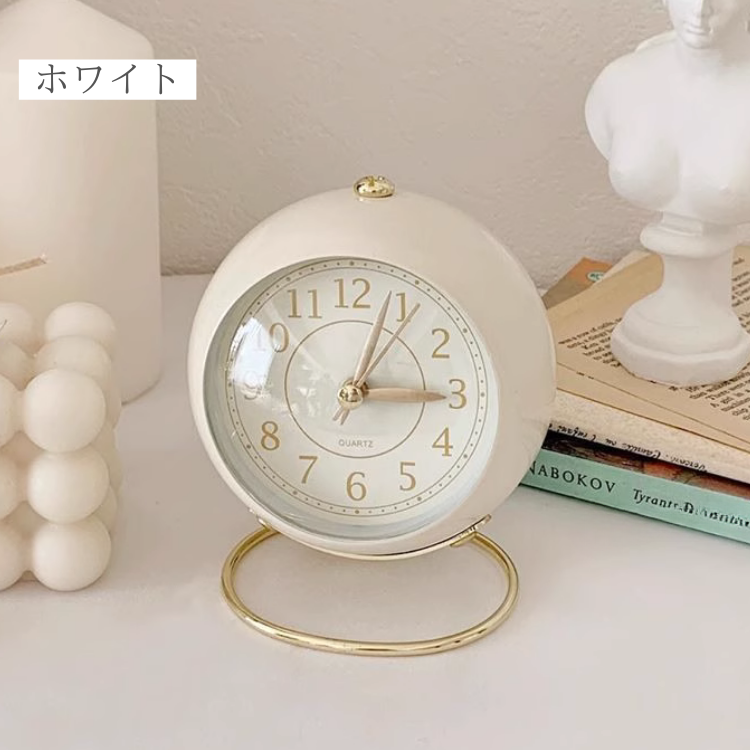 ノルディックミルキーテーブルクロック