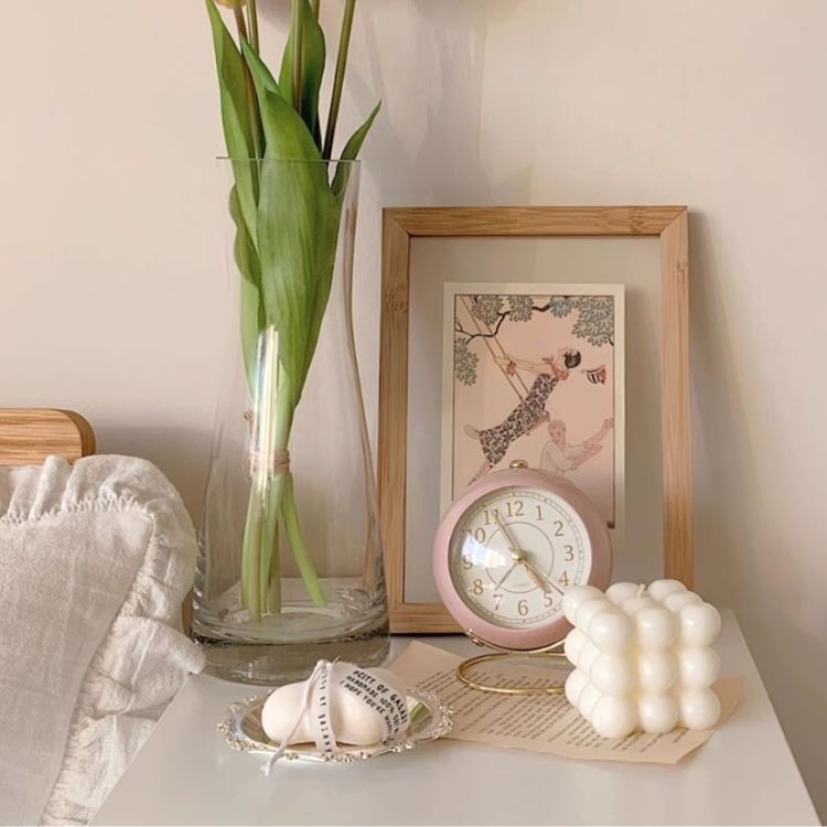 ノルディックミルキーテーブルクロック