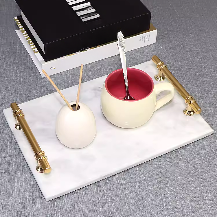 ラグジュアリー大理石マルチトレイ