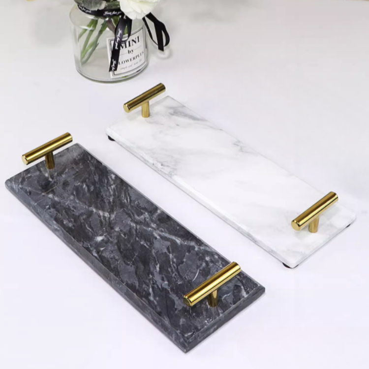 ラグジュアリー大理石マルチトレイ