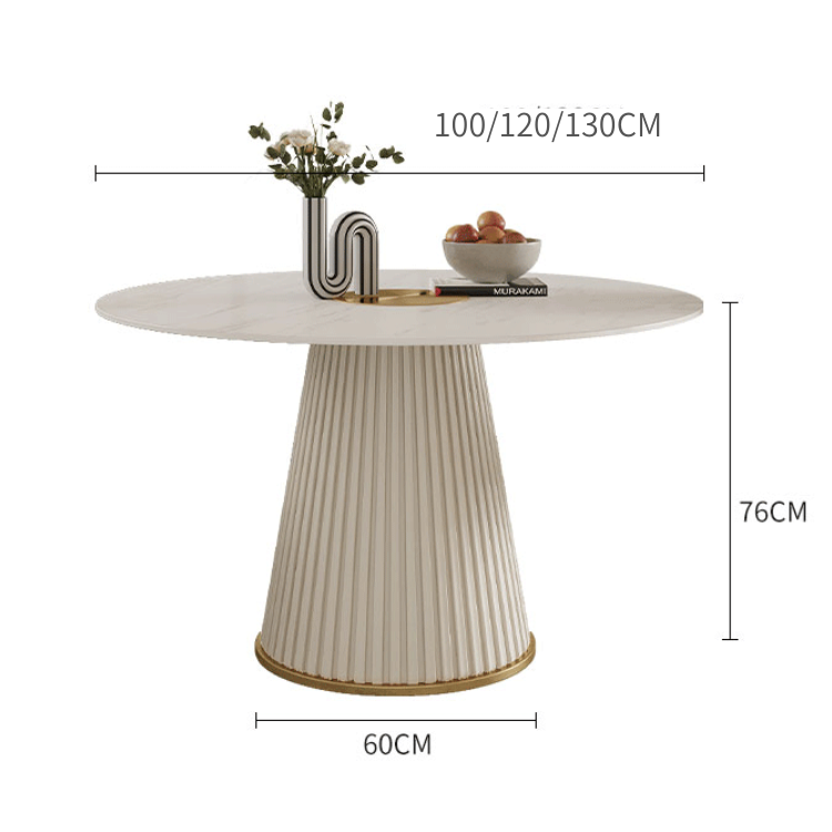 ラグジュアリーライトダイニングセット