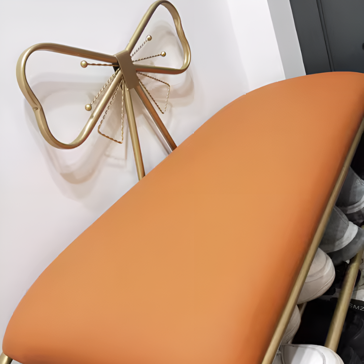 エレガントリボンシューズスツール