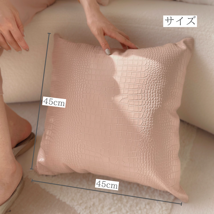 ゴージャスローズピンククッションカバー