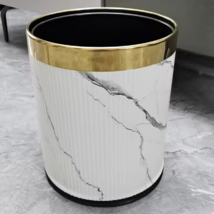 マーブル調ゴールドモダンダストボックス