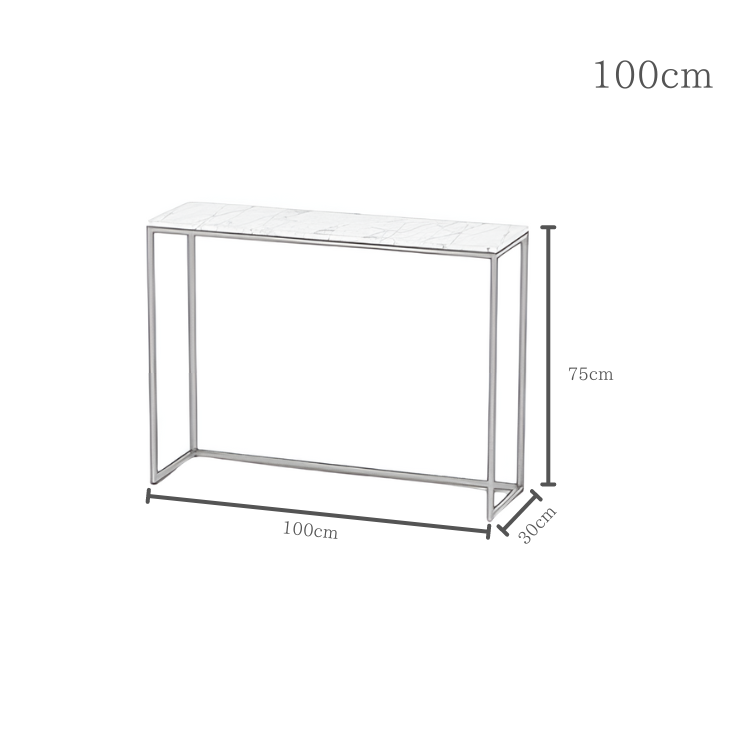 シンプルモダンゴールドコンソールテーブル