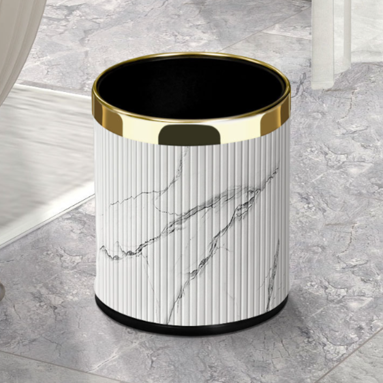 マーブル調ゴールドモダンダストボックス