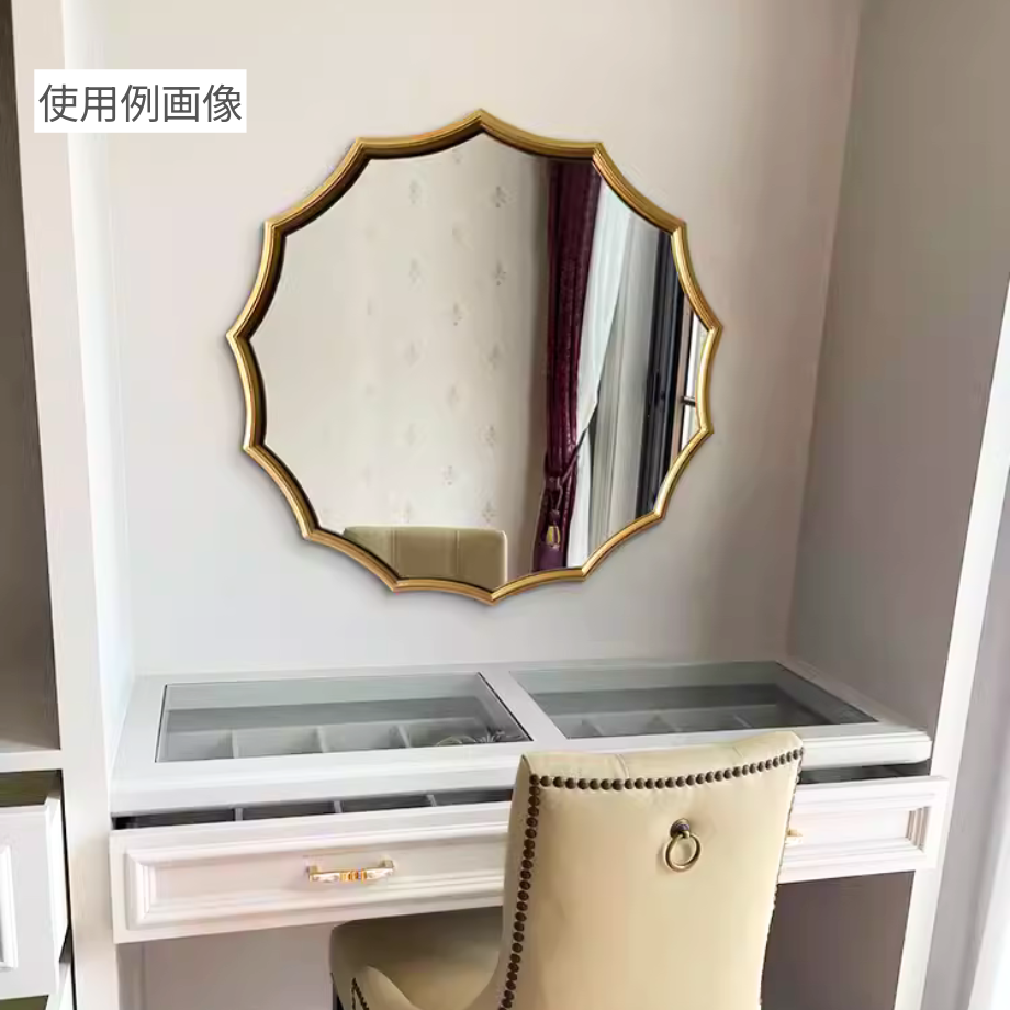 スマートヨーロピアンゴールドミラー