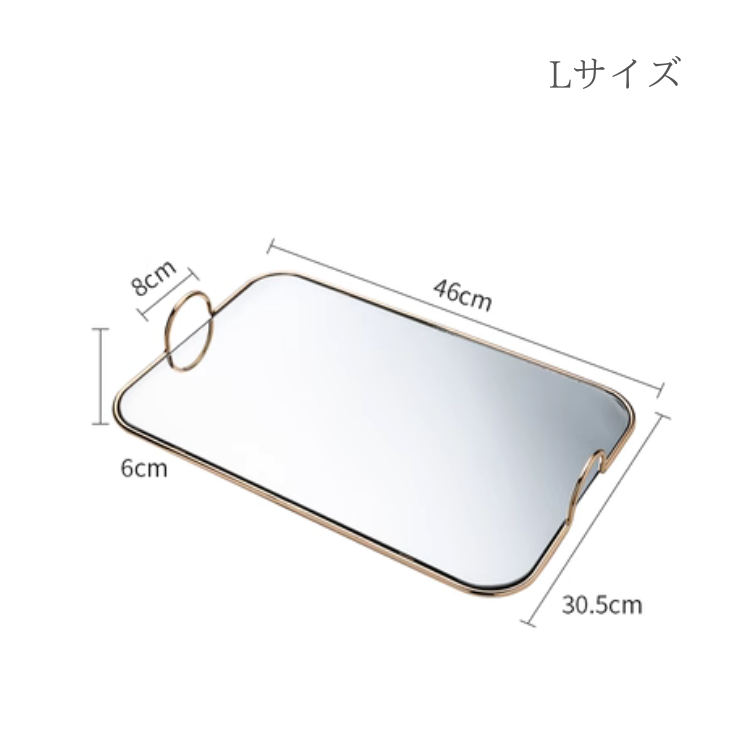 エレガントゴールドディスプレイトレイ