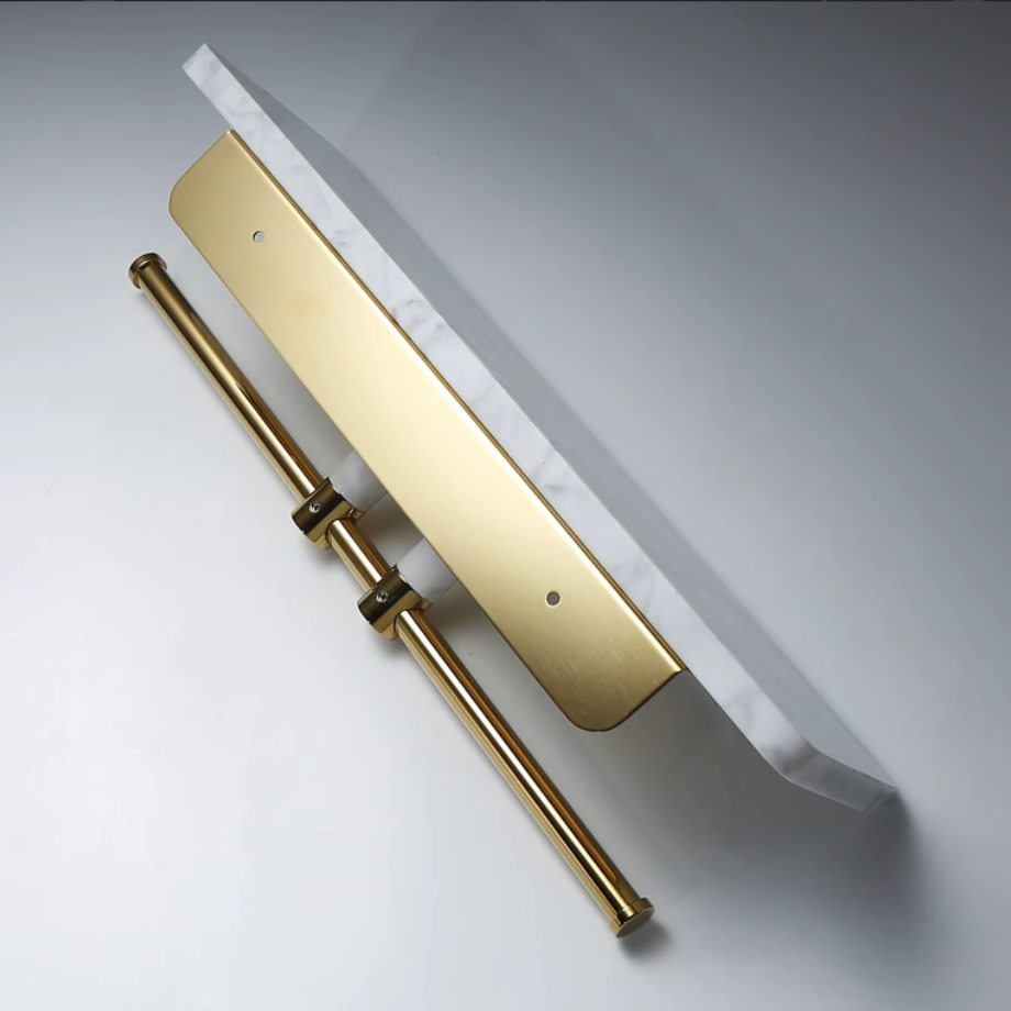 大理石ゴールドブラスマルチラック