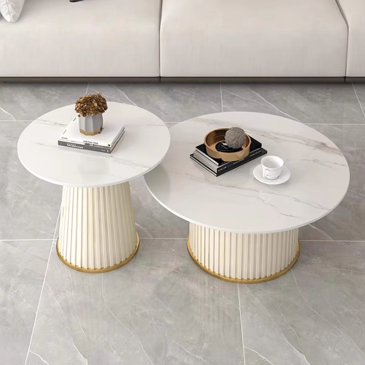 ラグジュアリーマットラウンドテーブル