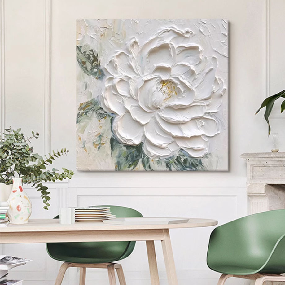 マグニフィセントピュアピオニーウォールアート