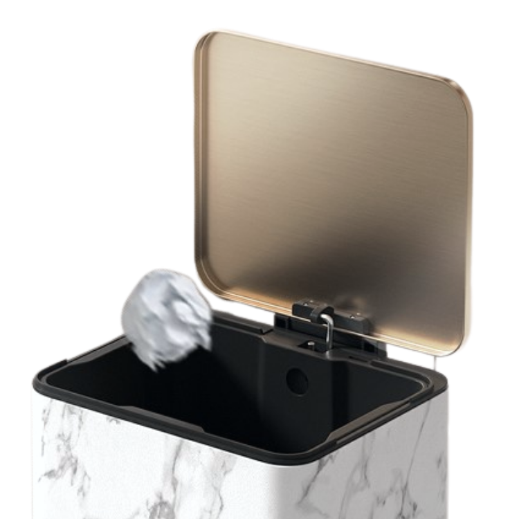 大理石デザインステップダストボックス