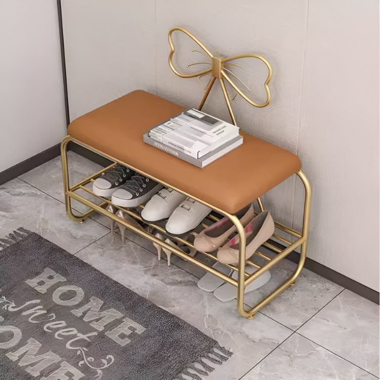 エレガントリボンシューズスツール