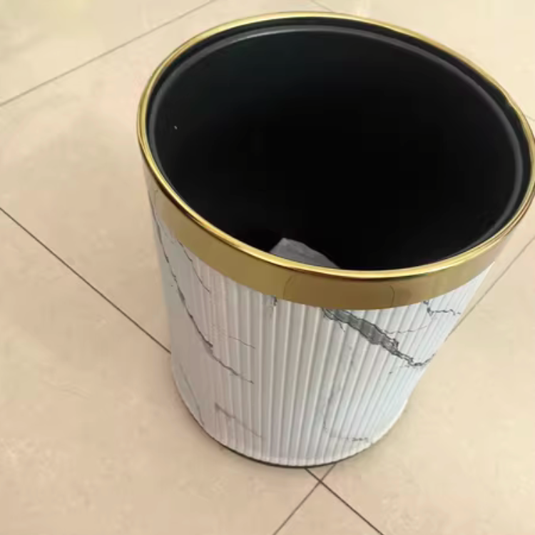 マーブル調ゴールドモダンダストボックス