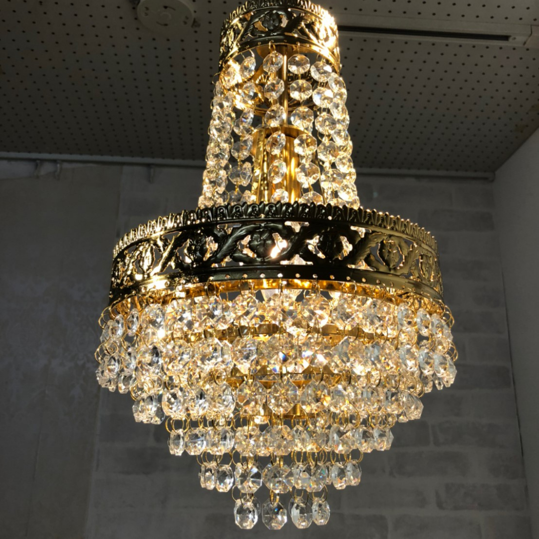 【即納】シャープコンパクトシャンデリア