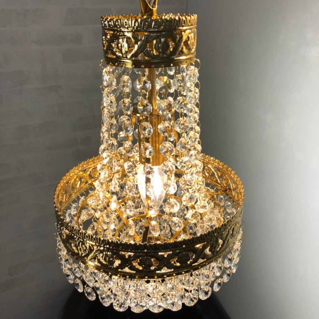 【即納】シャープコンパクトシャンデリア