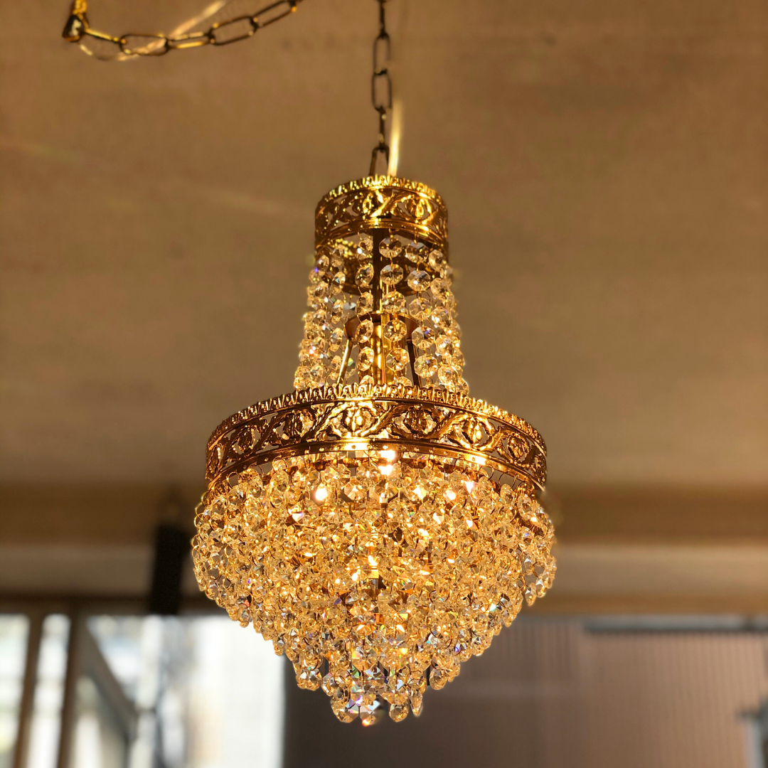 【即納】シャープコンパクトシャンデリア