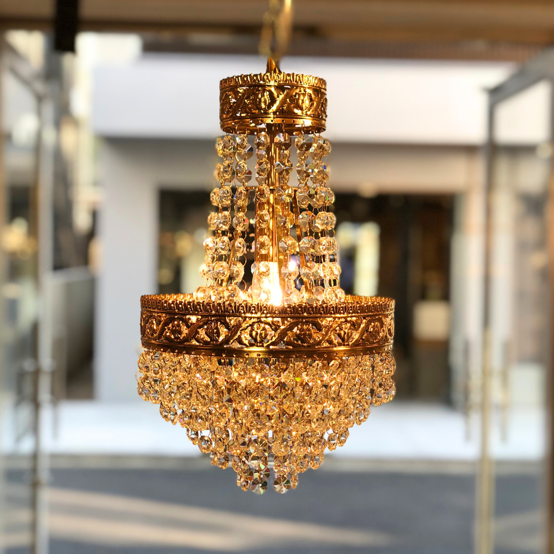 【即納】シャープコンパクトシャンデリア