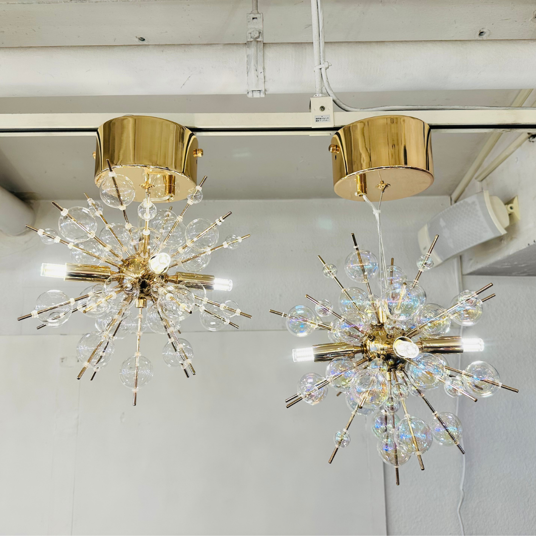 【即納】シャンパンバブルペンダントライト（4灯）