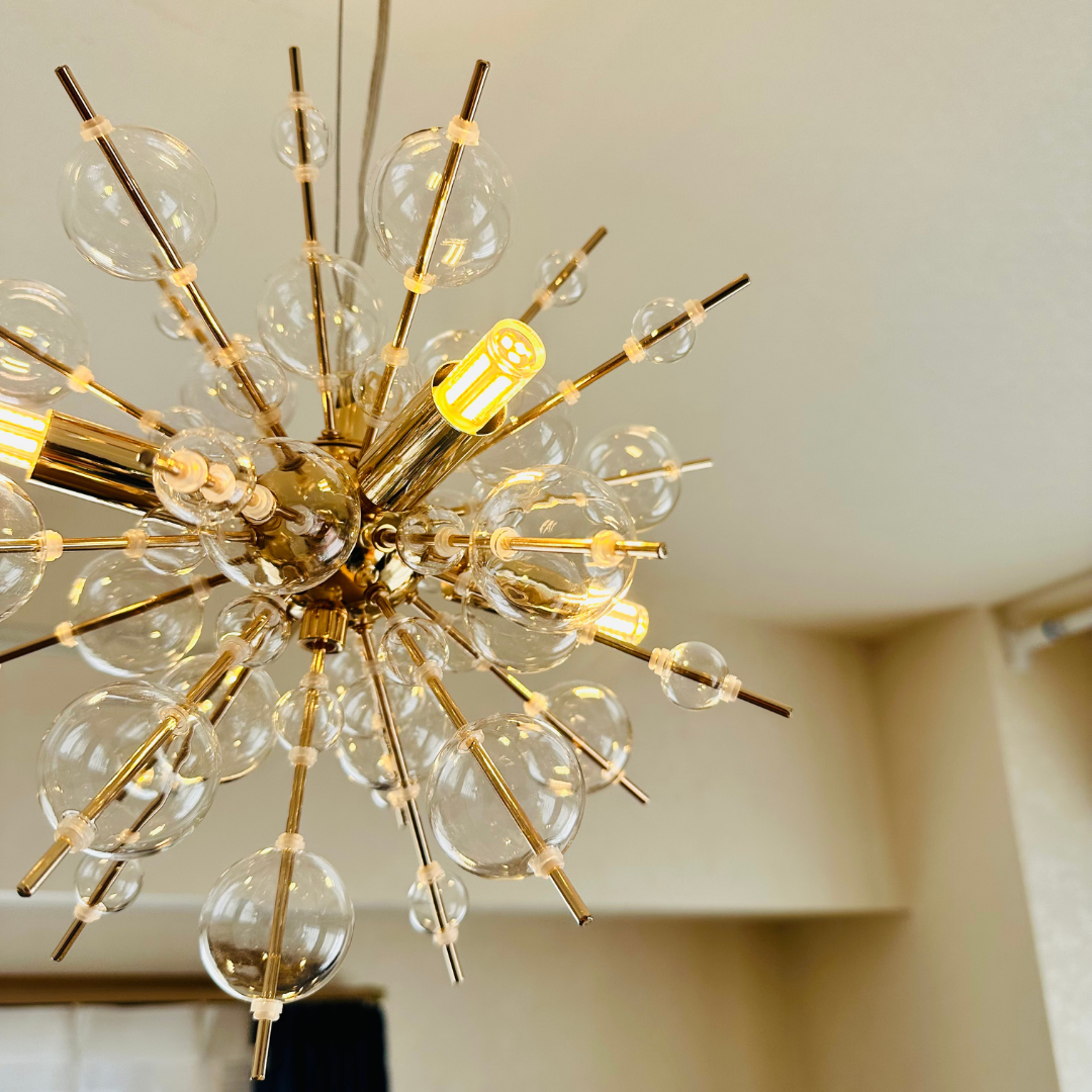 【即納】シャンパンバブルペンダントライト（4灯）