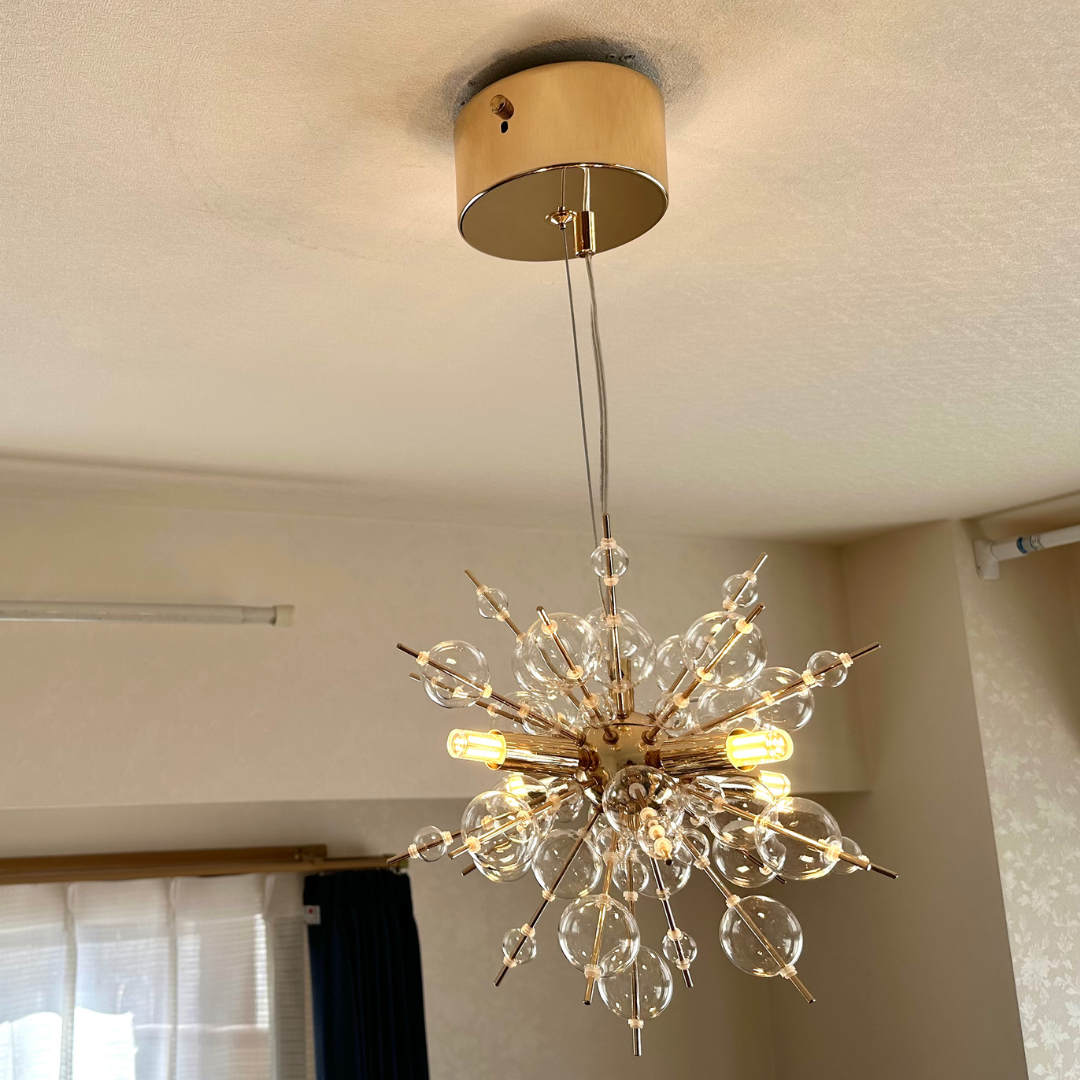 【即納】シャンパンバブルペンダントライト（4灯）