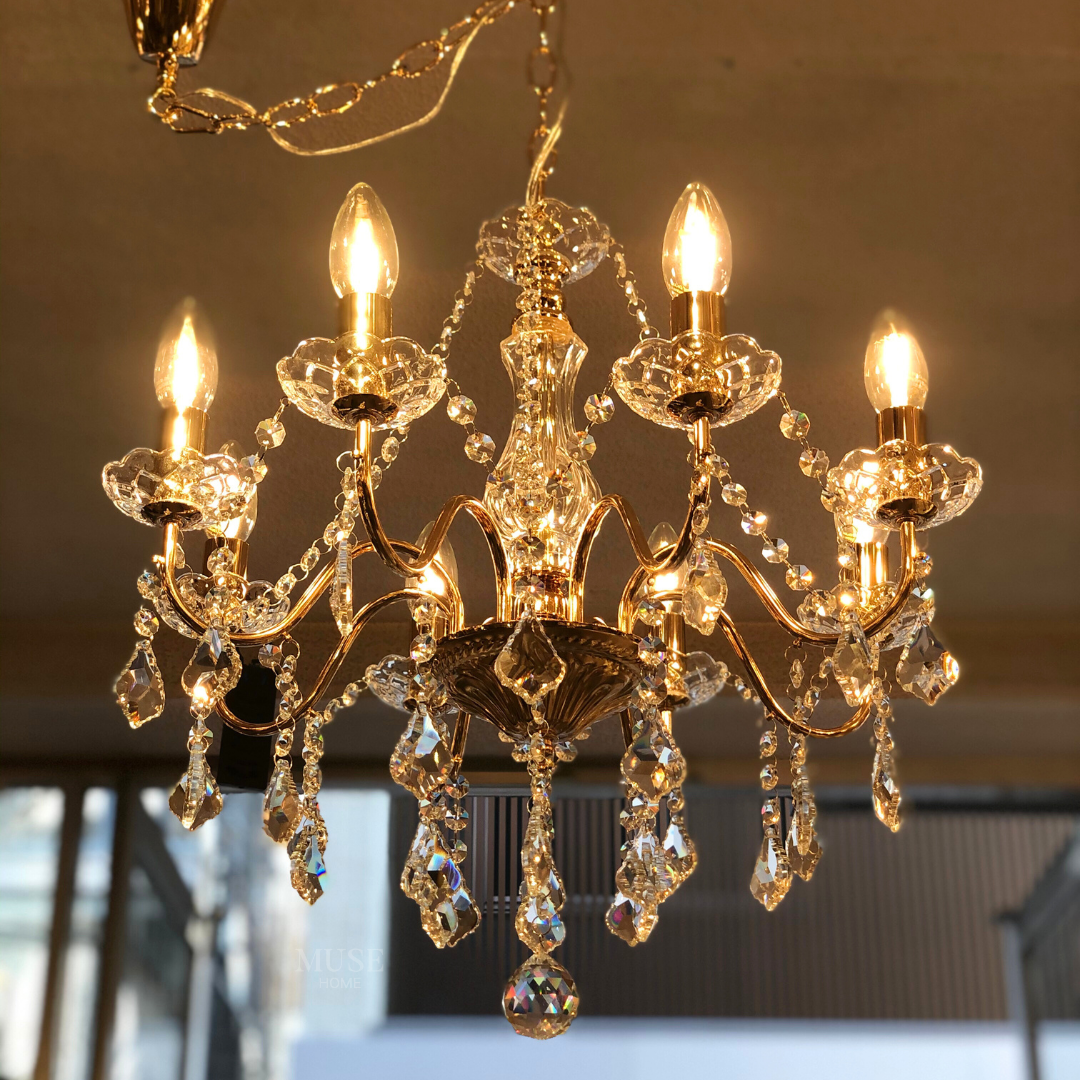 【即納】ラグジュアリーエトワールシャンデリア（8灯）