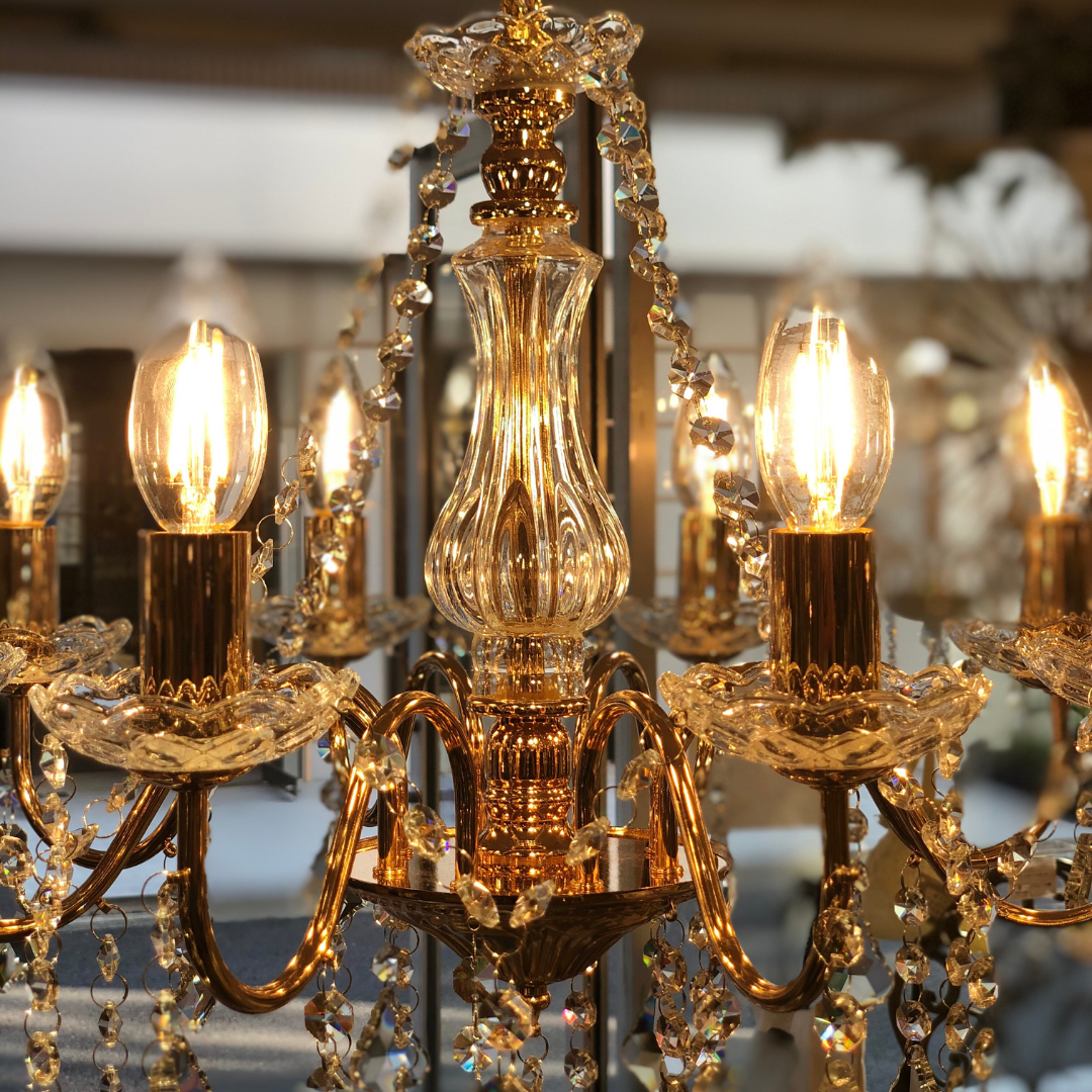 【即納】ラグジュアリーエトワールシャンデリア（8灯）