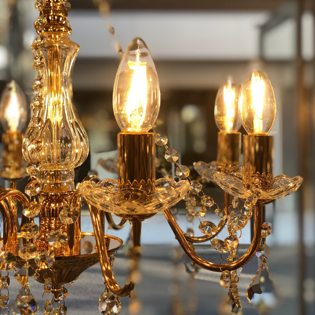 【即納】ラグジュアリーエトワールシャンデリア（8灯）