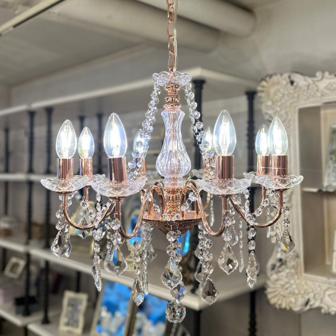 【即納】ラグジュアリーエトワールシャンデリア（8灯）