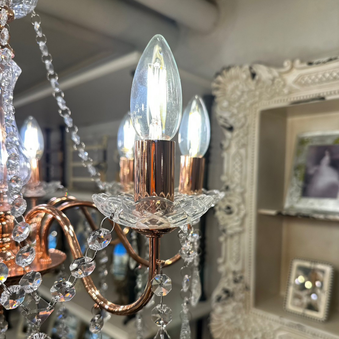 【即納】ラグジュアリーエトワールシャンデリア（8灯）