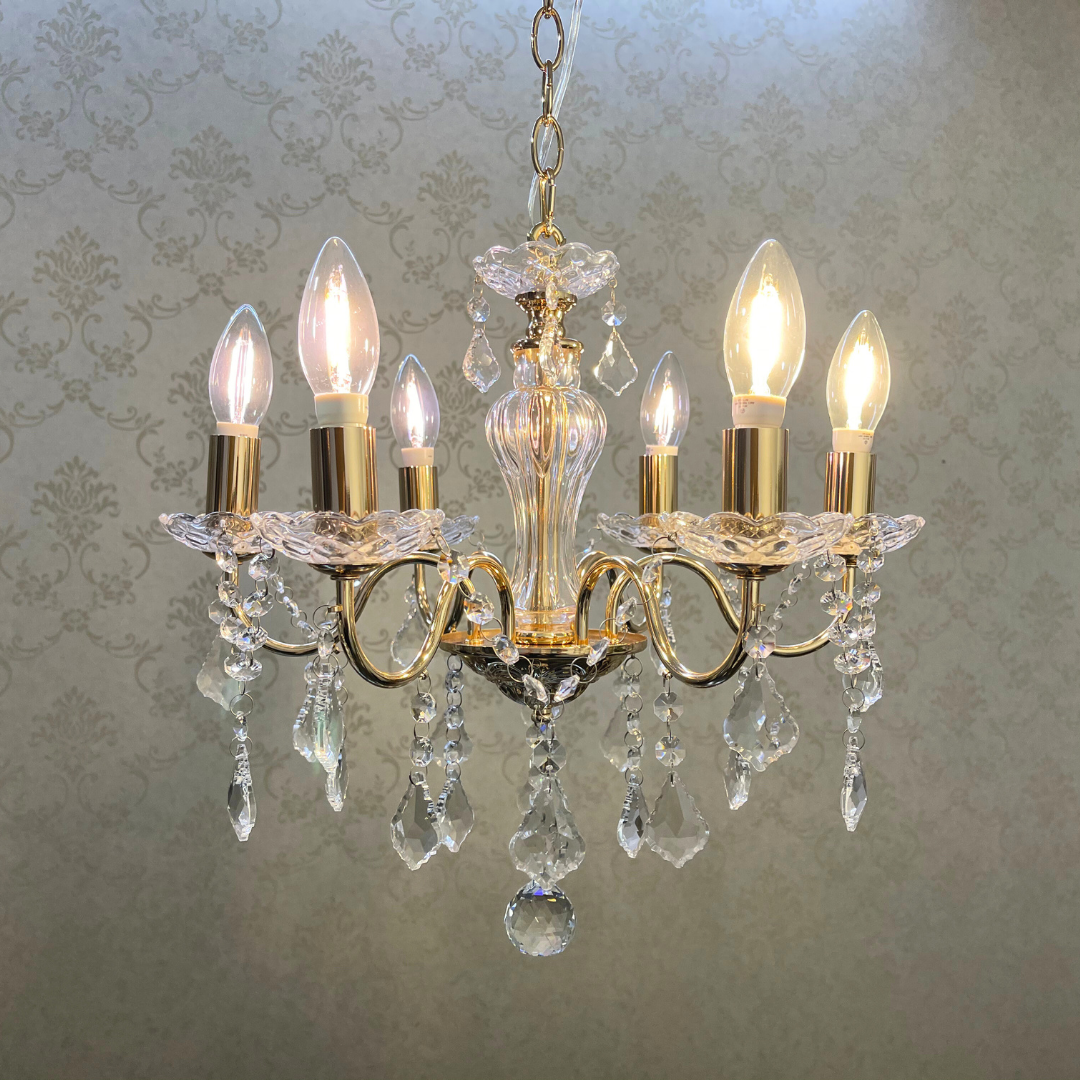 【即納】ラグジュアリーエトワールシャンデリア（6灯）