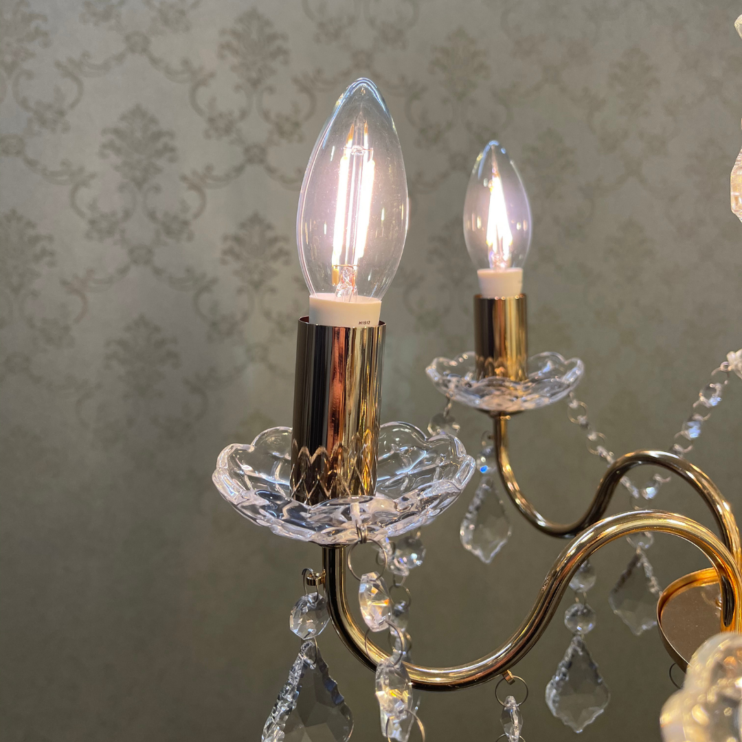 【即納】ラグジュアリーエトワールシャンデリア（6灯）