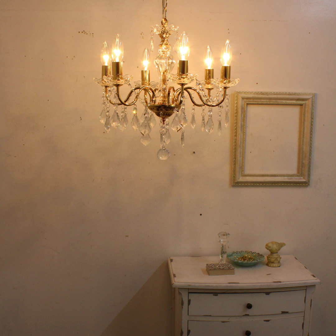 【即納】ラグジュアリーエトワールシャンデリア（6灯）