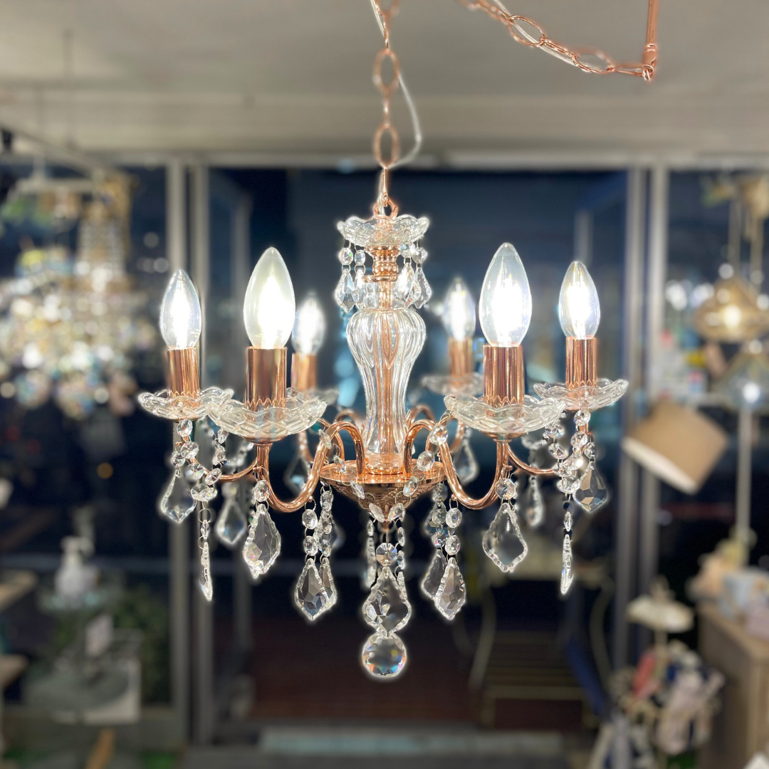 【即納】ラグジュアリーエトワールシャンデリア（6灯）