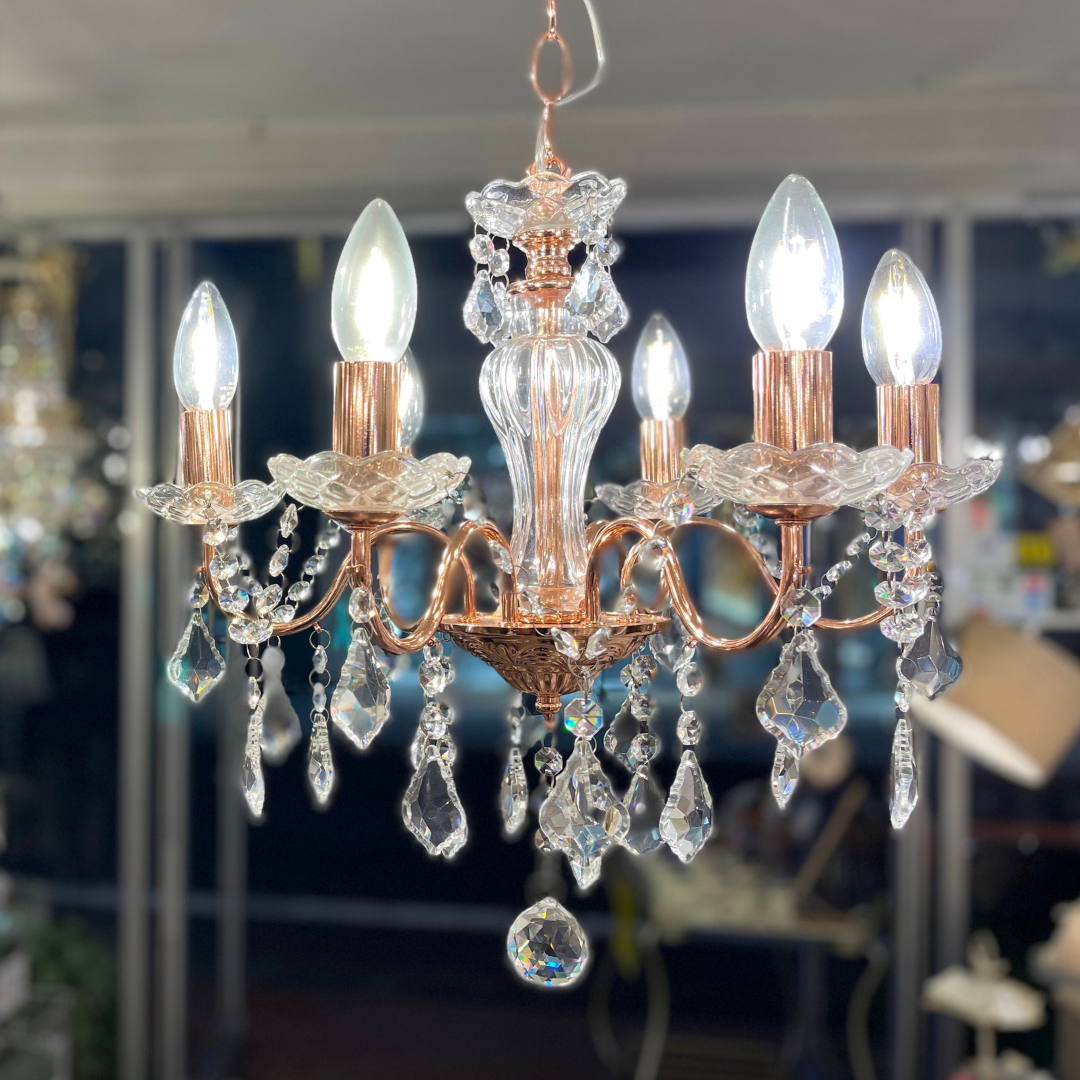 【即納】ラグジュアリーエトワールシャンデリア（6灯）