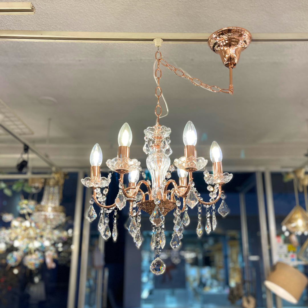 【即納】ラグジュアリーエトワールシャンデリア（6灯）