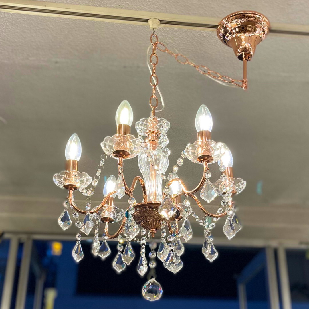 【即納】ラグジュアリーエトワールシャンデリア（6灯）