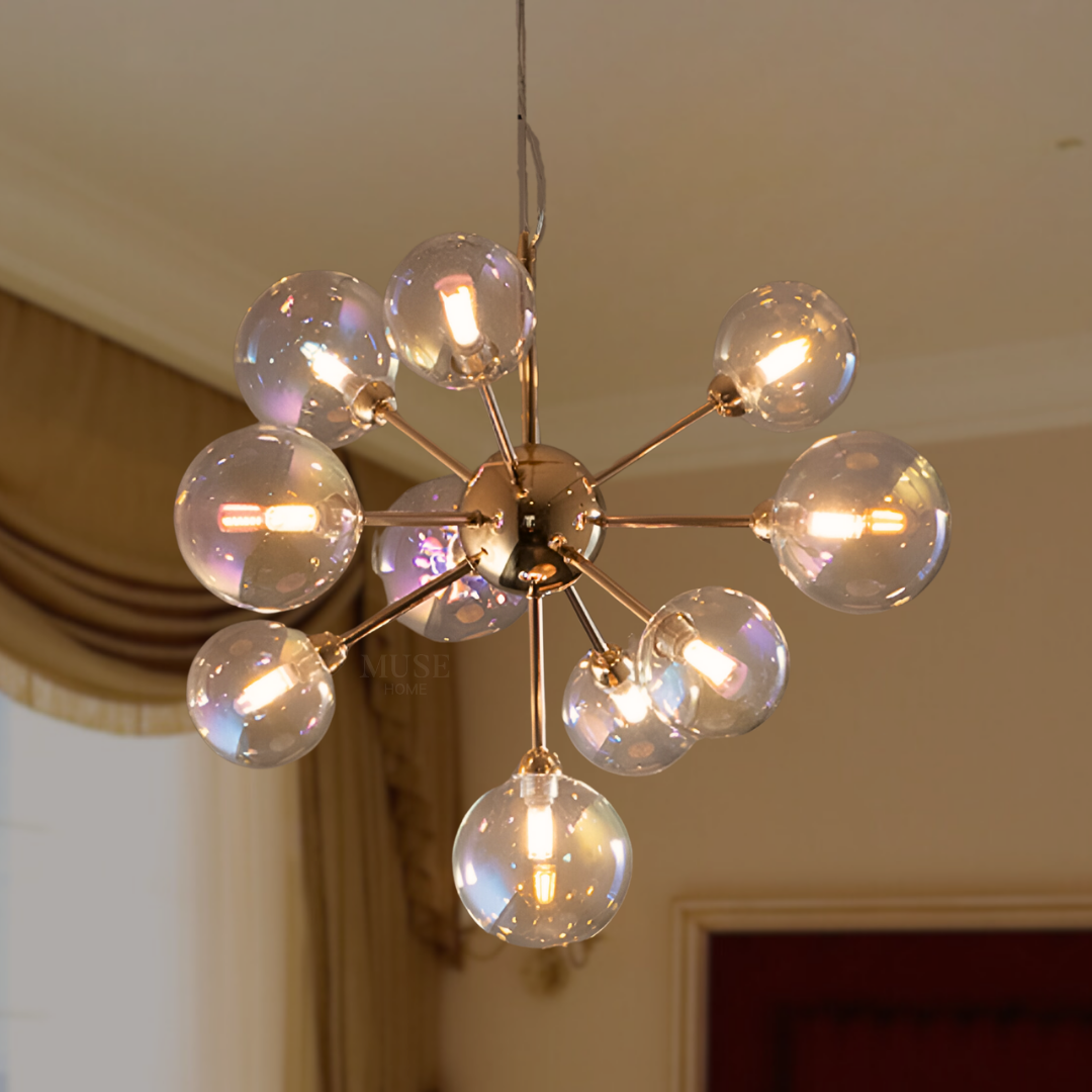 【即納】オーロラガラスボールペンダントライト