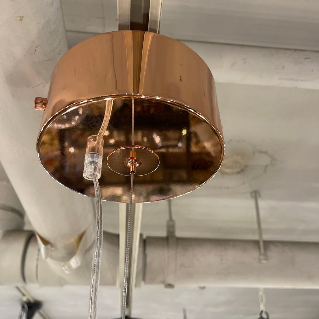 【即納】クリアガラスボールペンダントライト