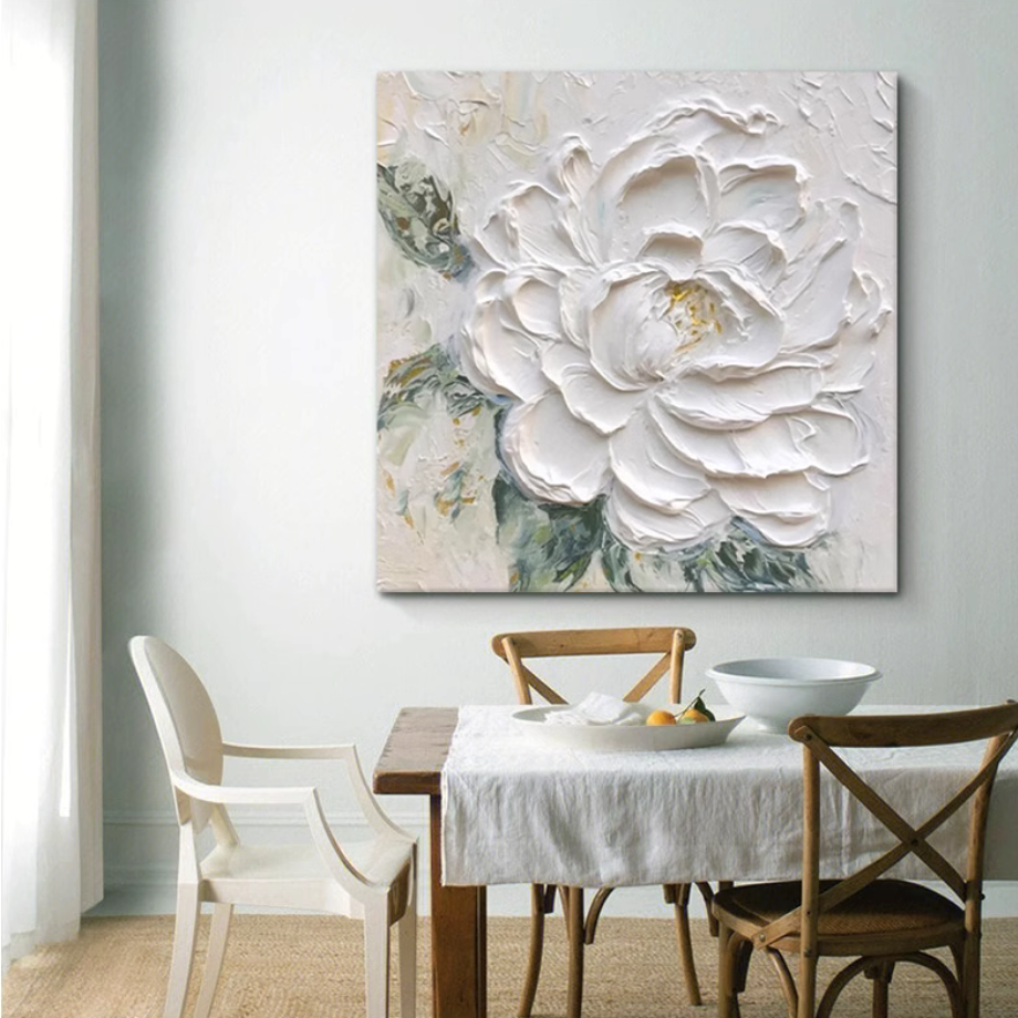 マグニフィセントピュアピオニーウォールアート