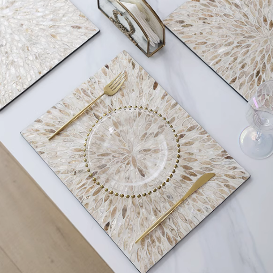 ホテルライク天然シェルプレート