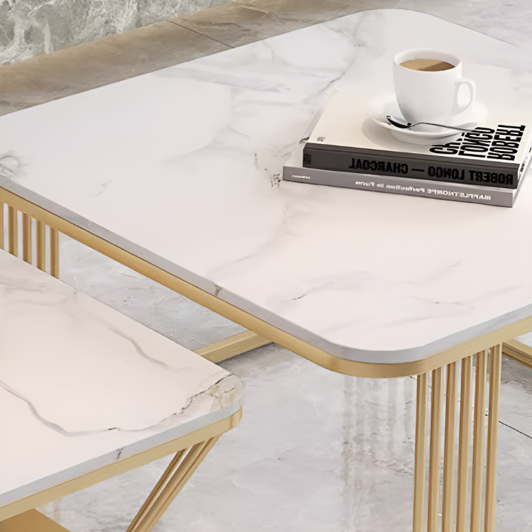 大理石風リッチコーヒーテーブル