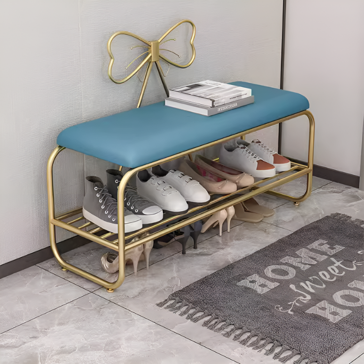 エレガントリボンシューズスツール