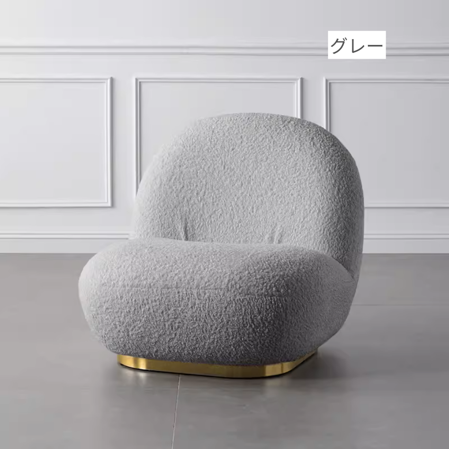 フラッフィーロータリーシングルソファ