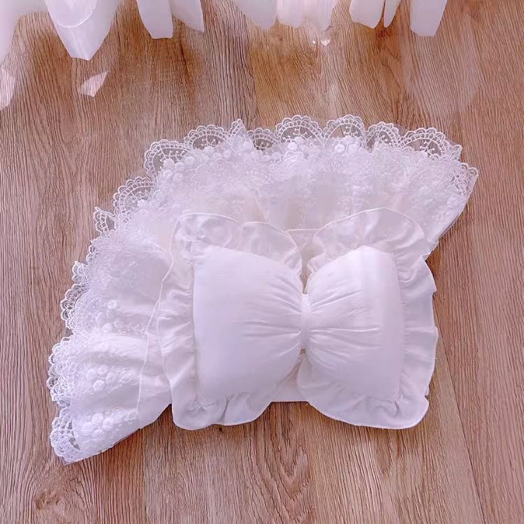 スクエアレースリボンペットベッド